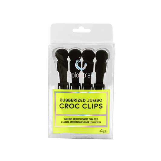Colortrak Jumbo Rubberized Croc Clips 4 Pack