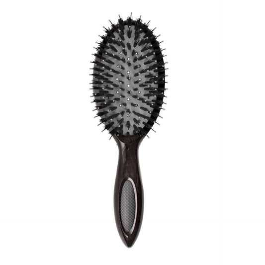 Shine Luxe Blend Boar/nylon Bristle Large Oval Vent Cushion Brush - 75mm