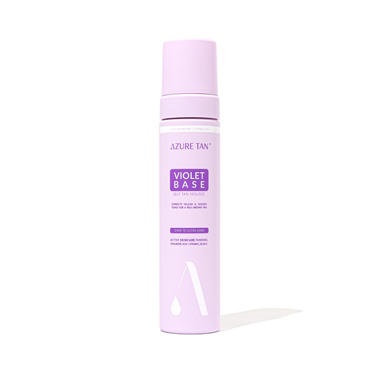Azure Tan Self Tan Mousse - Violet Base - Dark To Ultra Dark 200ml