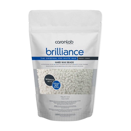 Caronlab Brilliance Hard Wax Beads- White 800g