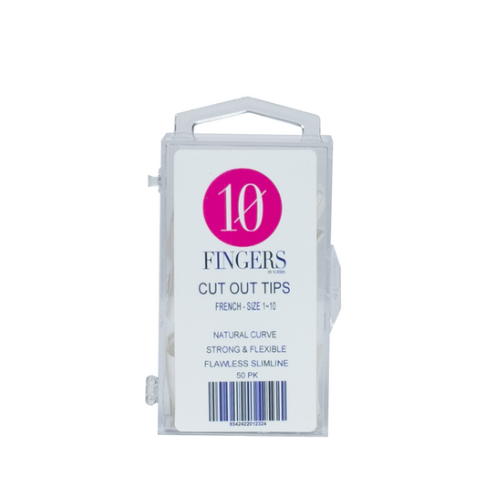 10 Fingers - French Cut Out Tips - 50pk