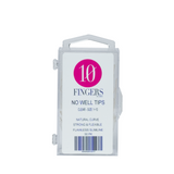 10 Fingers - Clear No Well Tips 50pk