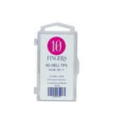 10 Fingers - Natural No Well Tips - 50pk