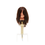 Angel Extensions Mannequin Training Head 100% Human Hair - Brown