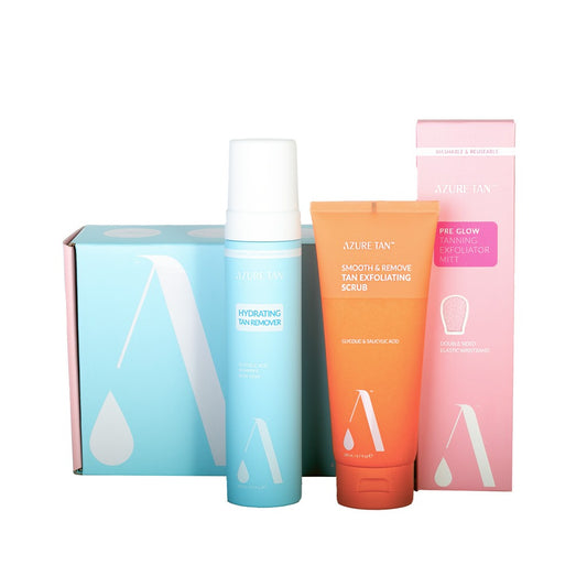 Azure Tan Exfoliate & Prime Trio Pack