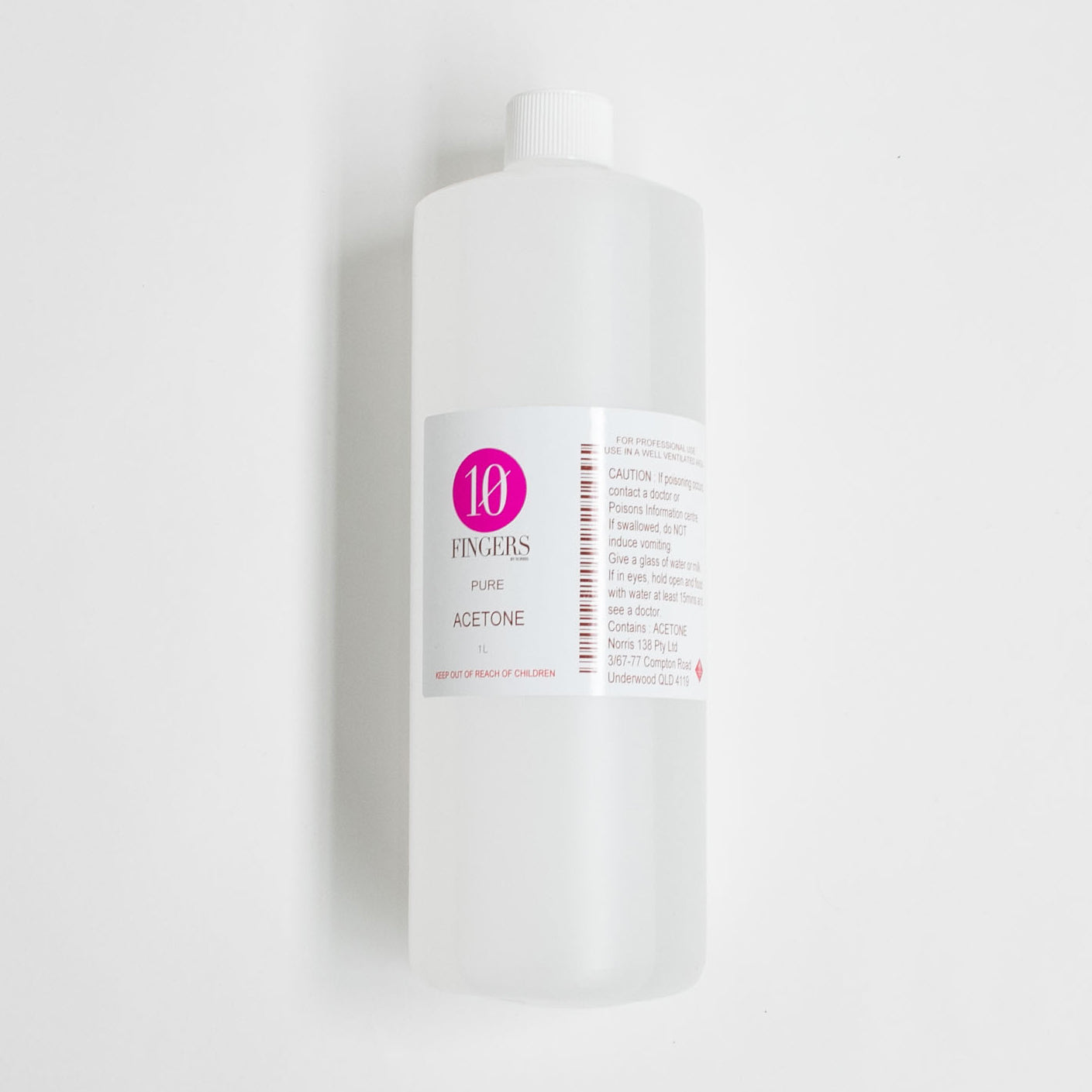 10 Fingers Pure Acetone - 250ml