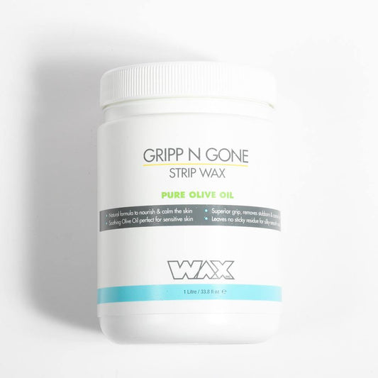 Wax_inc Gripp N Gone Pure Olive Oil Strip Wax 1 Litre