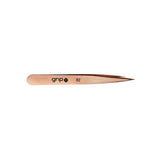Grip? Tweezers Pointed Tip Stainless Steel - Rose Gold