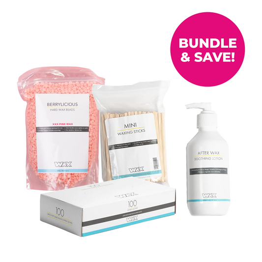 Wax_inc Hard Wax Bundle W/ Medium Gloves