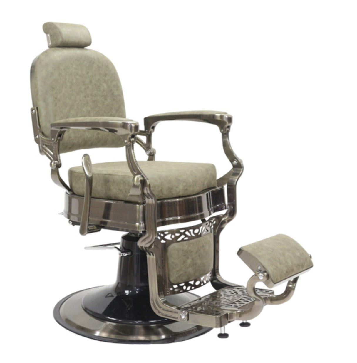 Havana Olive Barber Chair - Antique Frame