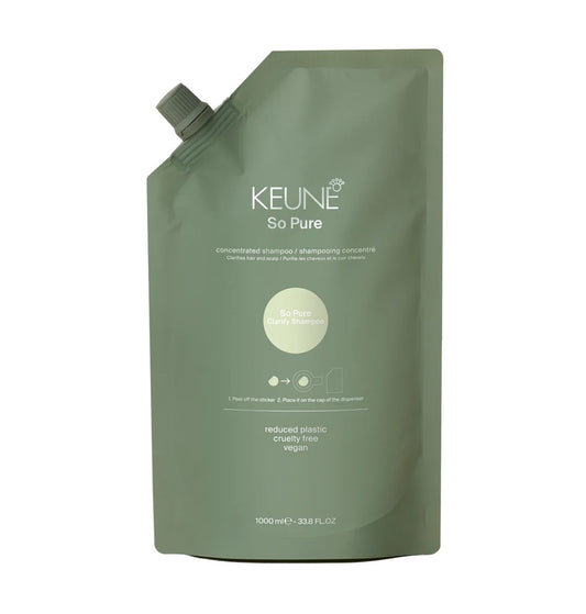 Keune So Pure Clarify Shampoo Refill - 1000ml