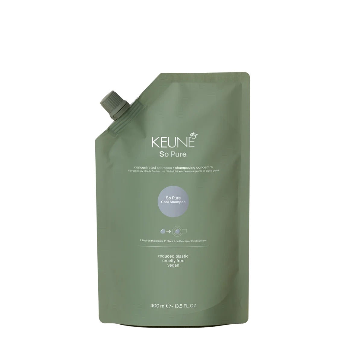 Keune So Pure Cool Shampoo Refill - 400ml