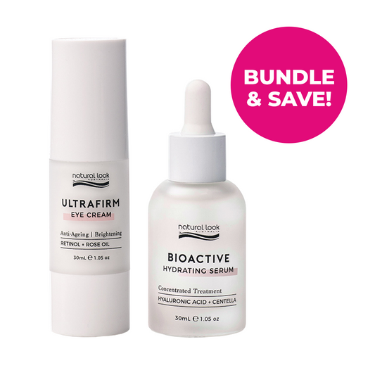 Natural Look Skincare Duo - Ultra Firm Eye Cream & Bioactive Serum