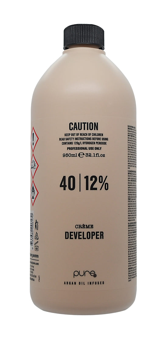 Pure Creme Developer 950ml - 40vol