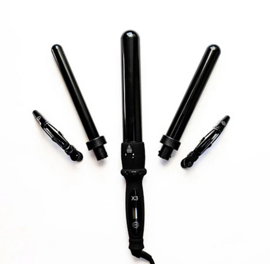 H2d X3 Professional Curling Wand - Black