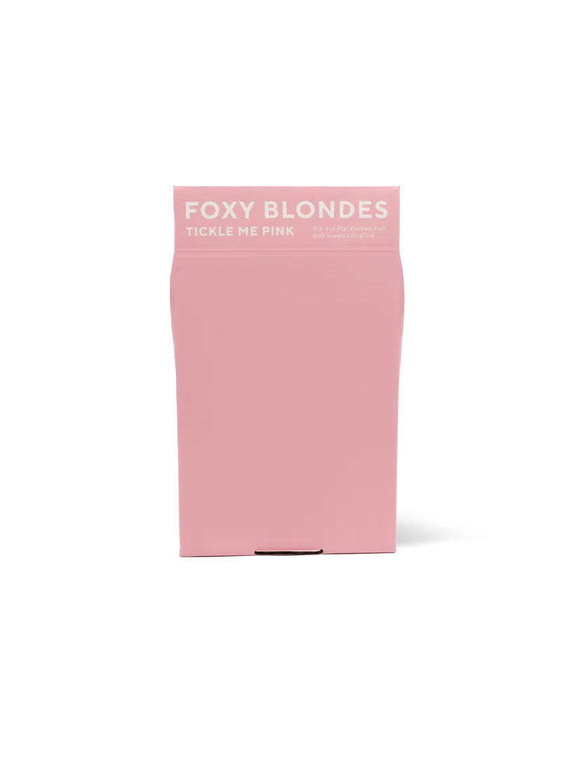 Foxy Blondes Flat Pack Foil - Tickle Me Pink