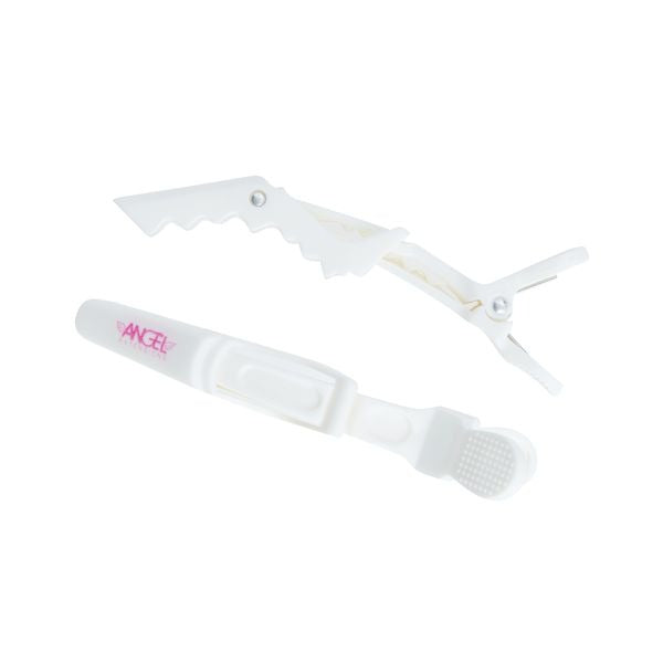 Angel Extensions White Alligator Clips - 4 Pack
